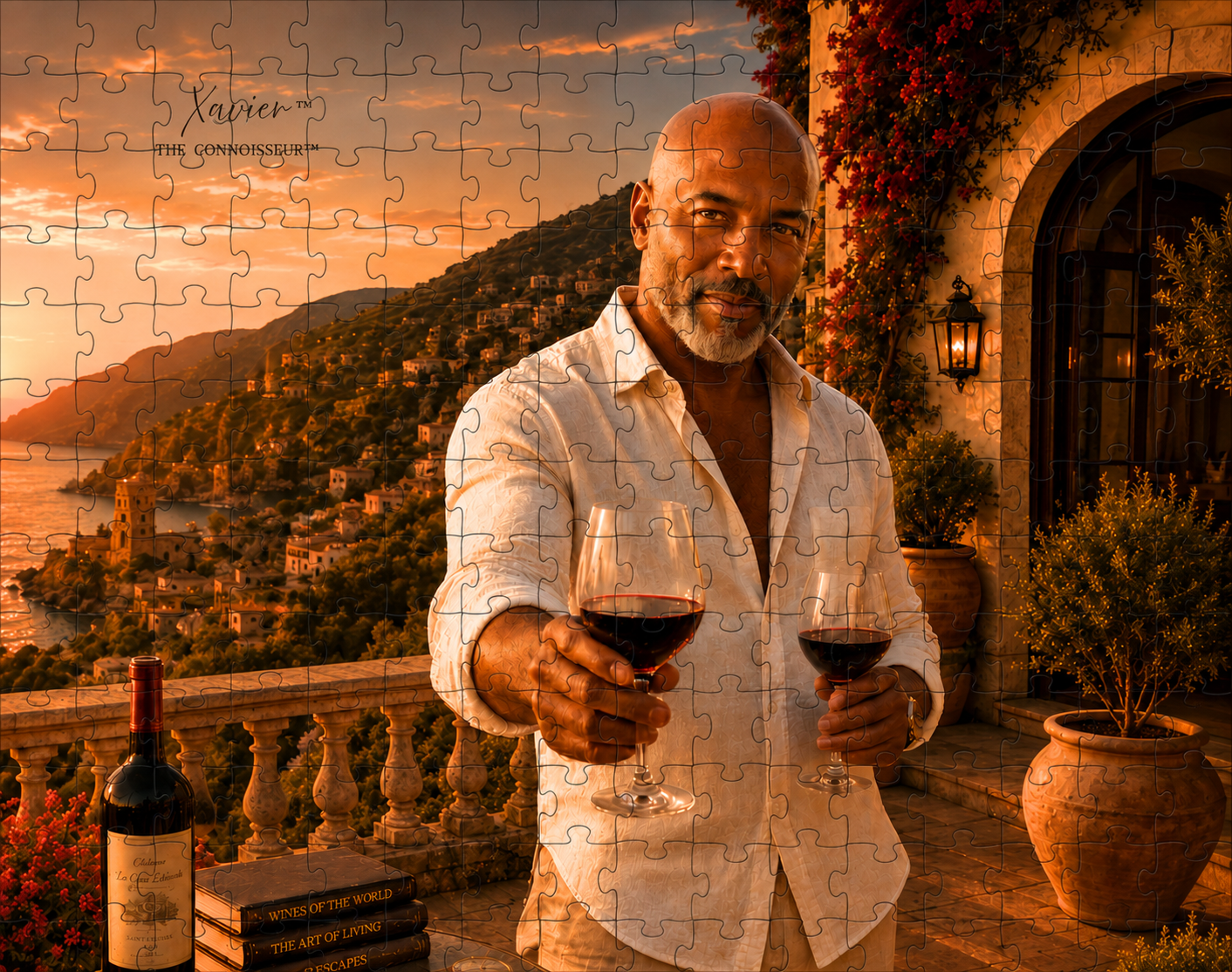 Xavier™ — The Connoisseur™ — completed 252-piece collectible puzzle