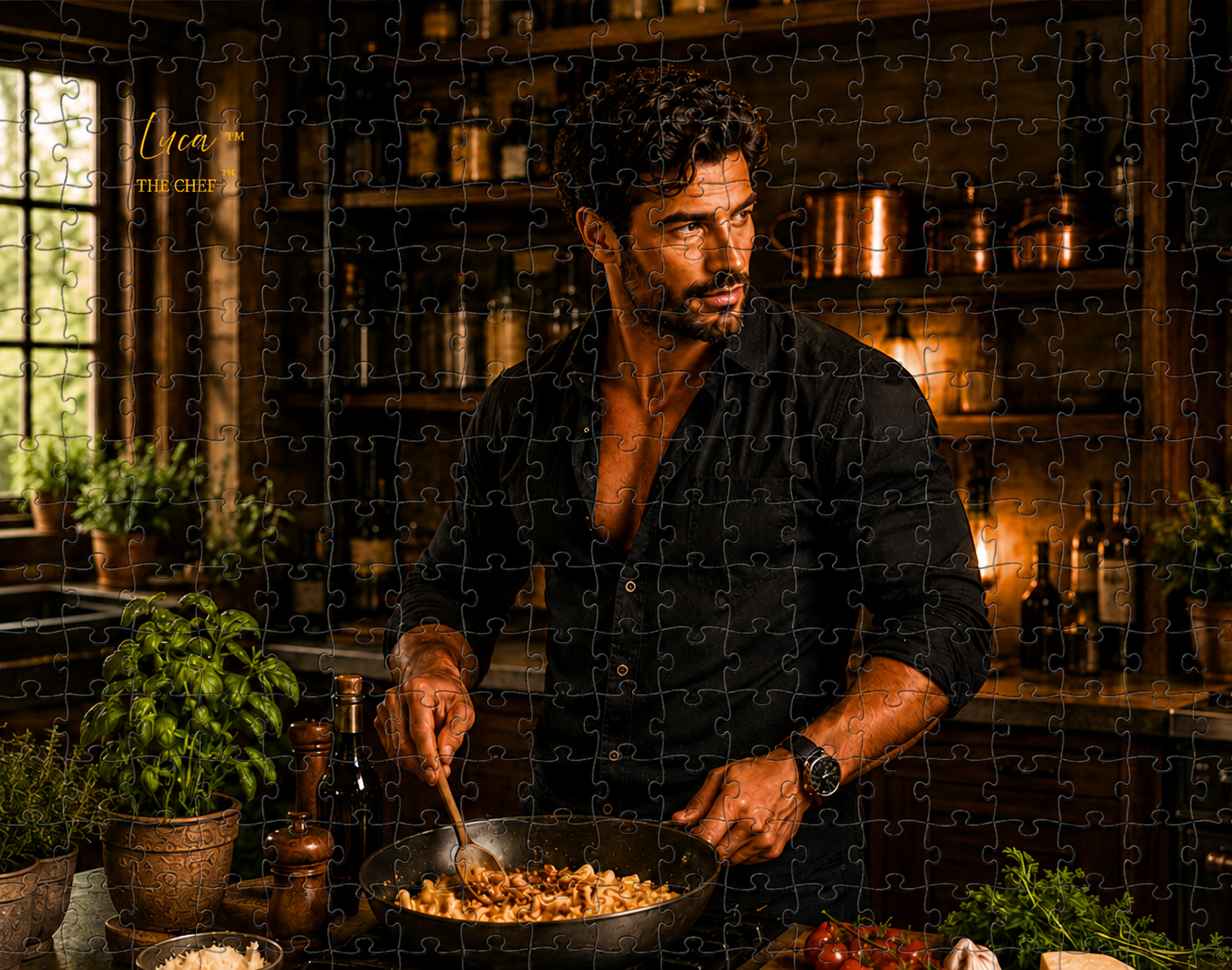 Luca™ — The Chef™ — completed 252-piece collectible puzzle